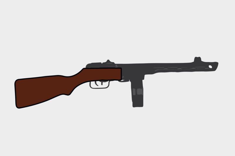 ППШ рисунок