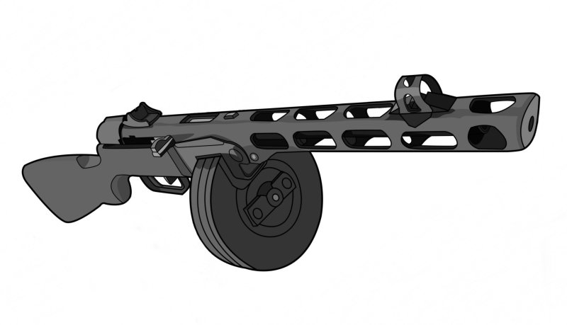 ППШ-41 рисунок