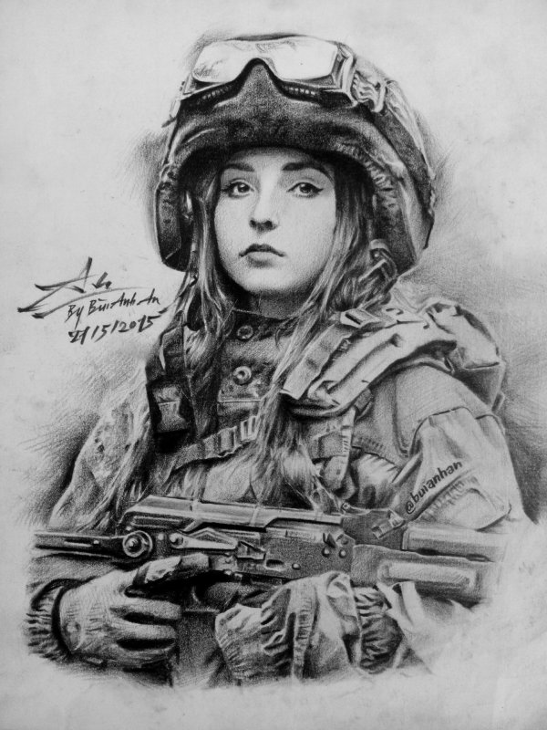 Военные рисунки