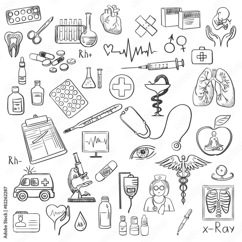 Маленькие медицинские рисунки