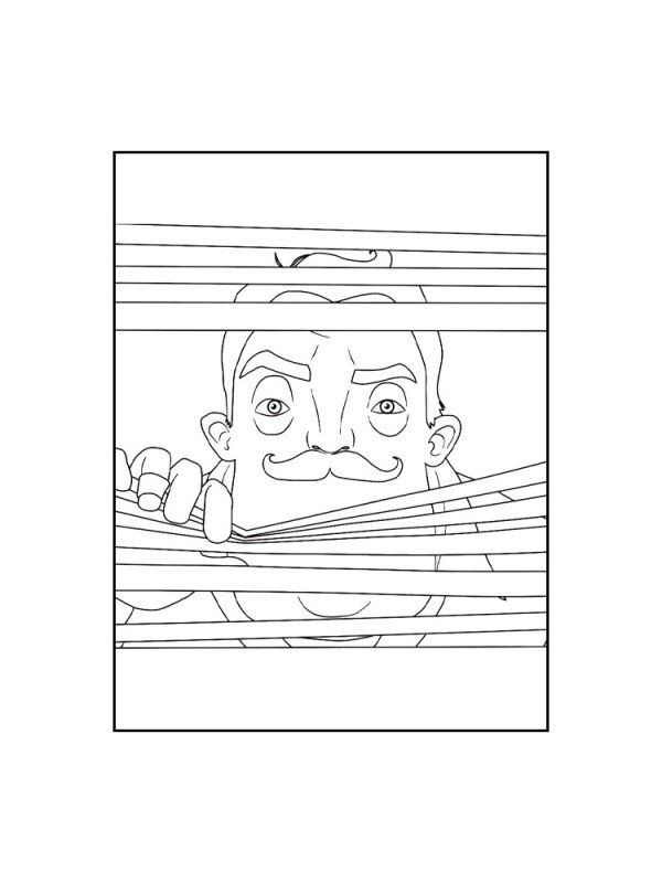 Hello Neighbor 2 раскраска