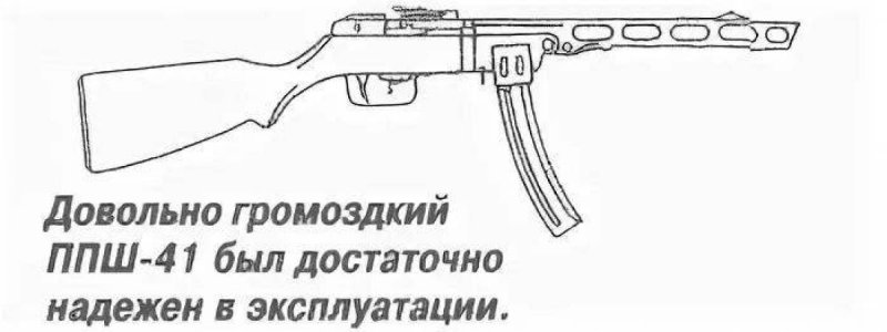 Раскраска ППШ 41
