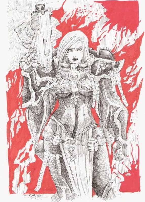 Машина покаяния Warhammer 40000 арт