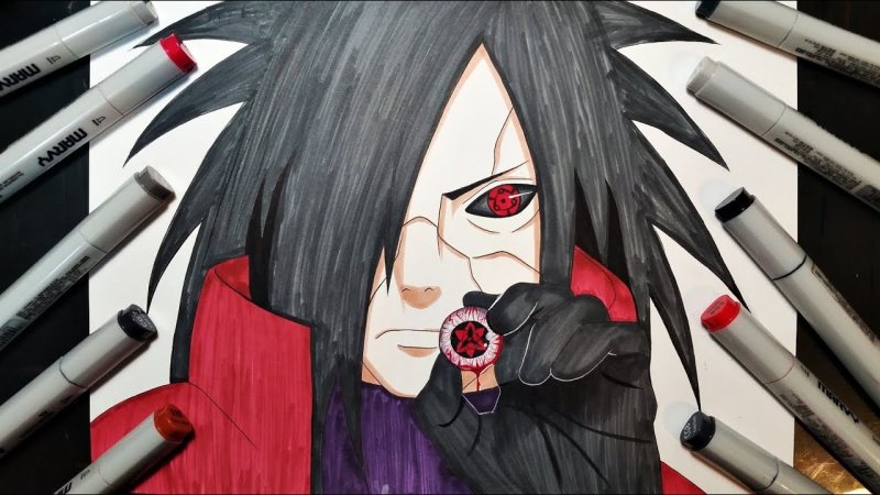 шаринган саске мадары