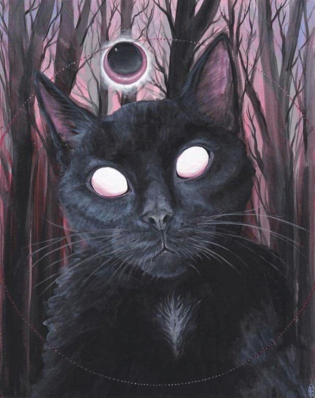 Мрачный кот