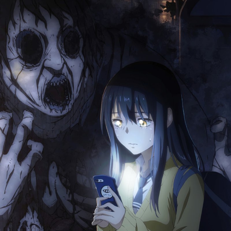 аниме девочка которая видит призраков