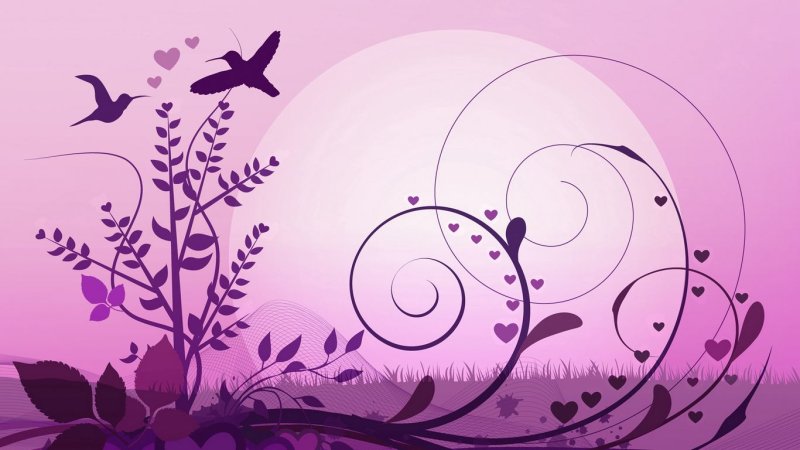 Сиреневый фон