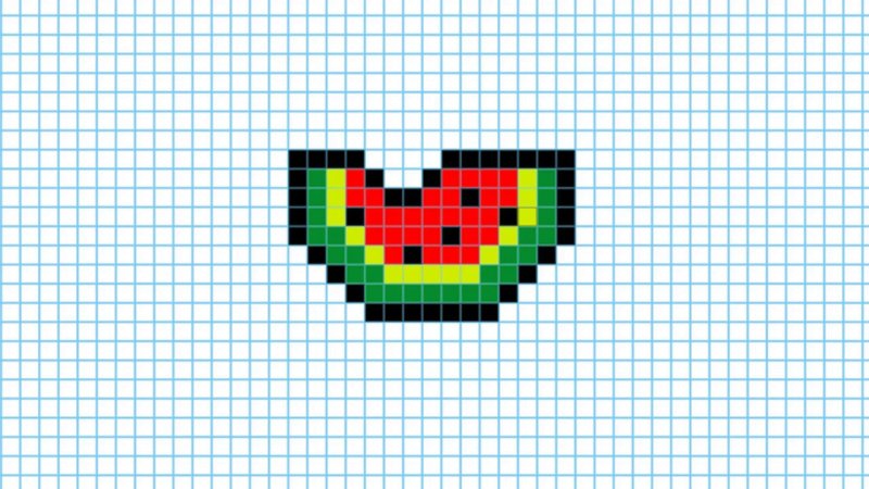 Рисунки по клеткам маленькие