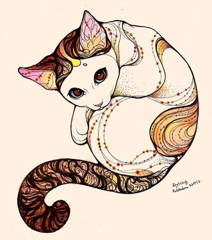 Стилизация кошки