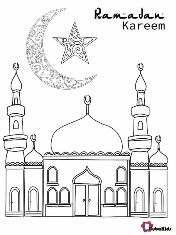 Мечеть рисунок карандашом