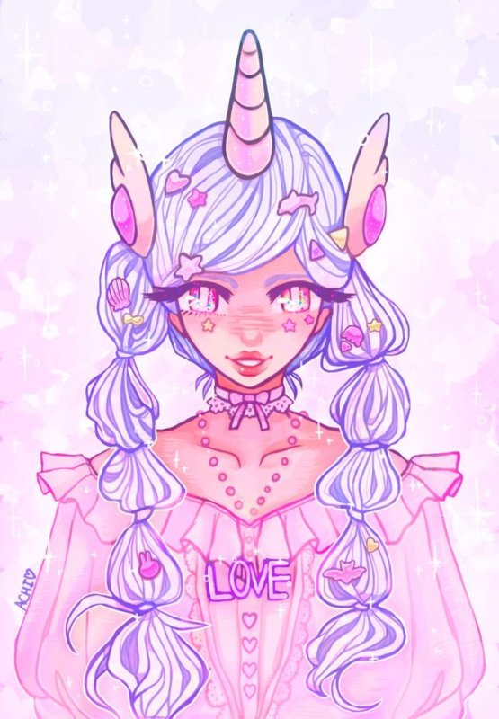 Девочка Единорог
