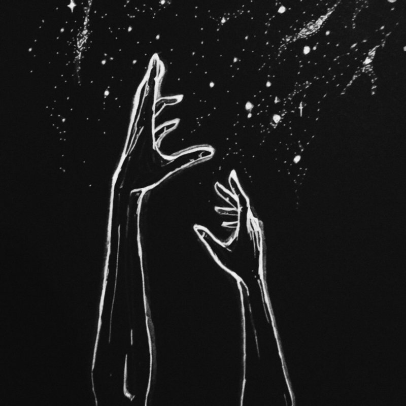 Рисунки на черной бумаге