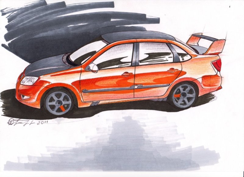 Автомобиль рисунок