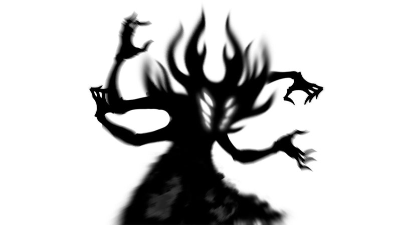 Лорд теней Hollow Knight арт