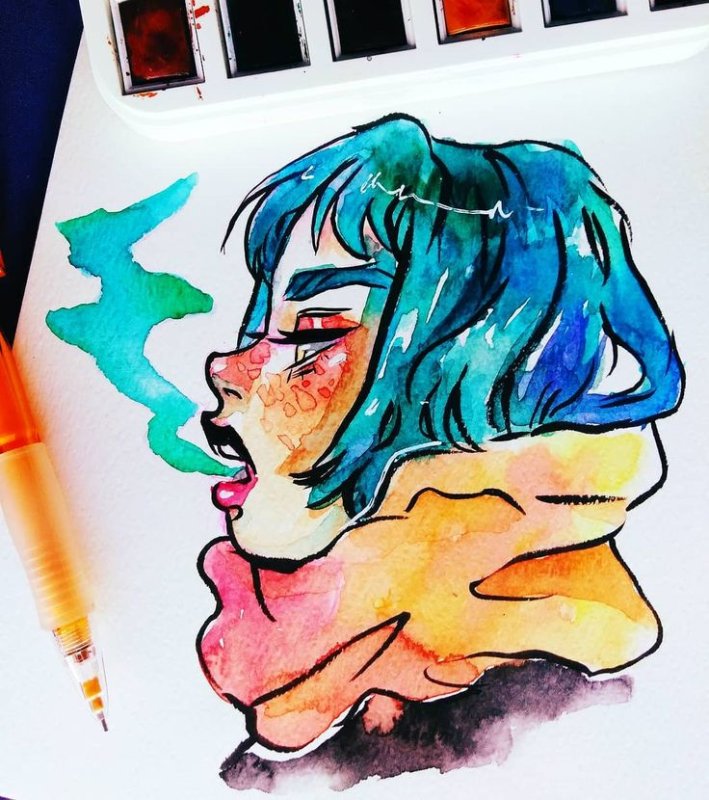 Скетчи разноцветные