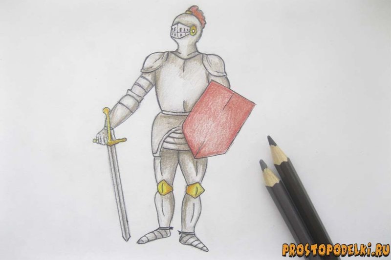рисунки рыцарей