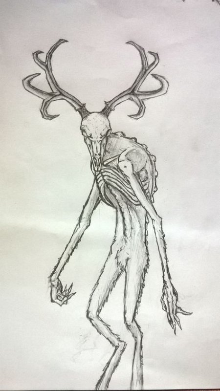 Страшные рисунки карандашом