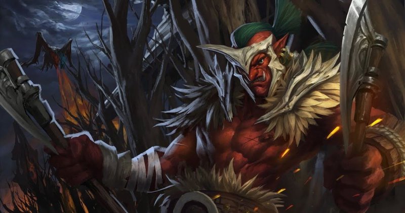 Тролль Варлорд дота 2 арт