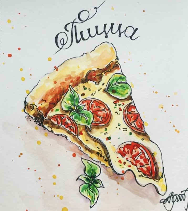 Рисунки еды