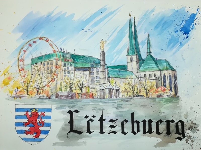 Германия рисунок для детей