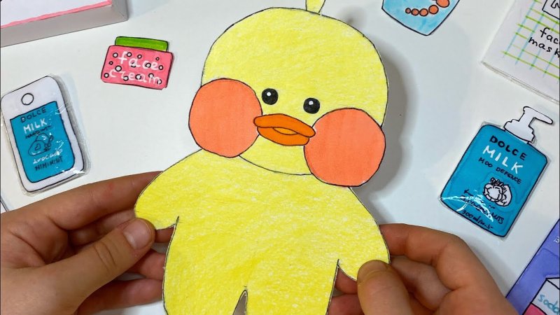 Бумажная уточка из тик тока