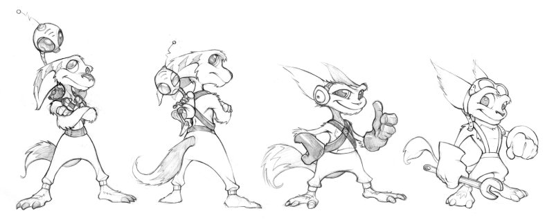 Ratchet and Clank 2002 Concept Art