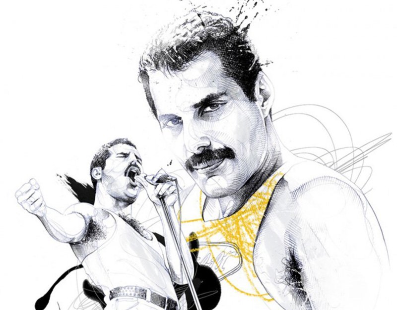 Фредди Меркури картина по номерам