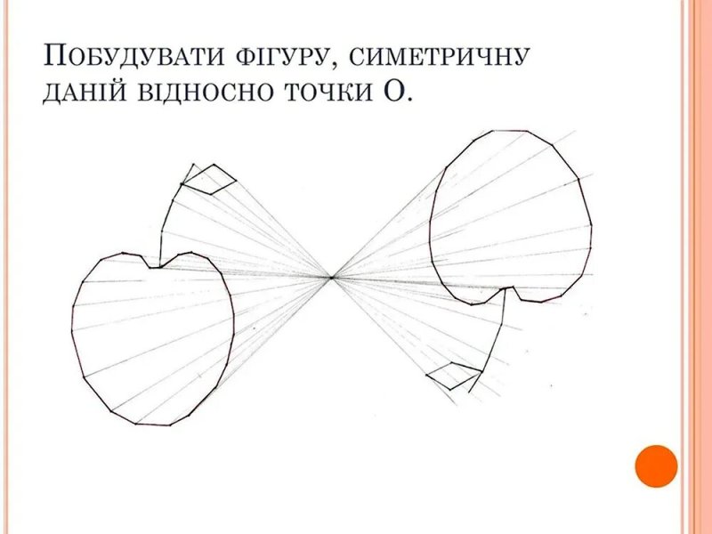 Центральная симметрия чертеж