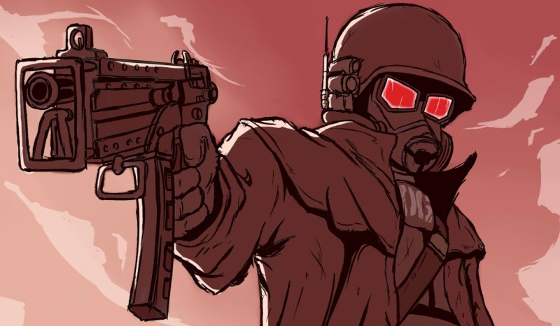 Fallout Courier Six Art