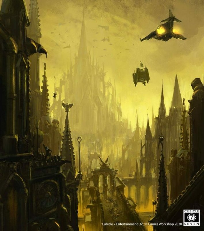 Вархаммер 40000 город улей арт