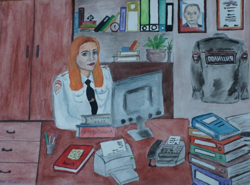 мои родители работают в полиции