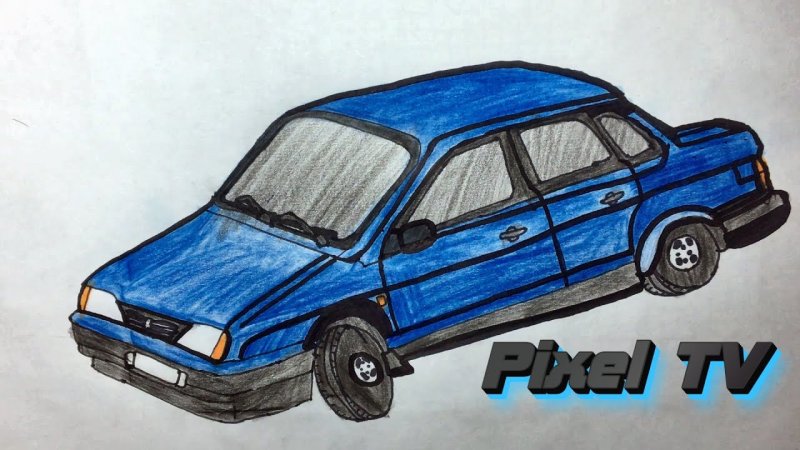 ВАЗ 2109 БПАН рисунок
