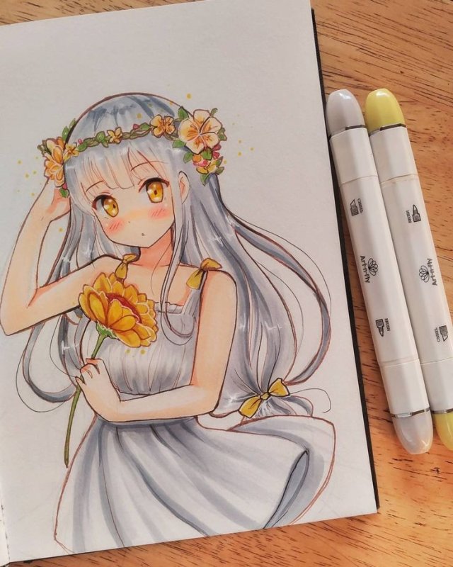 Рисунки аниме