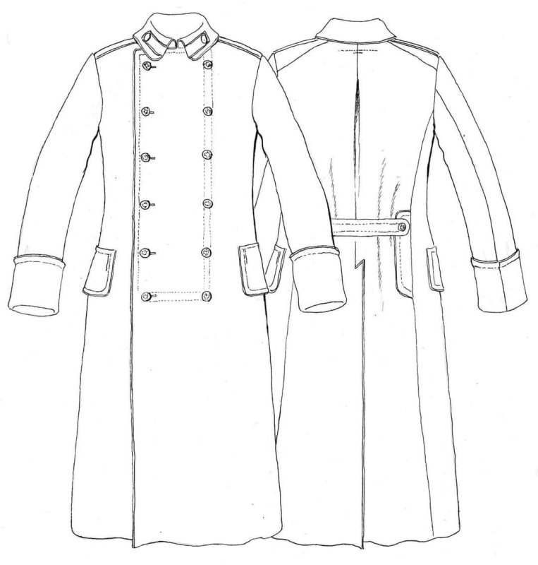 Пальто офицерское обр 1916г