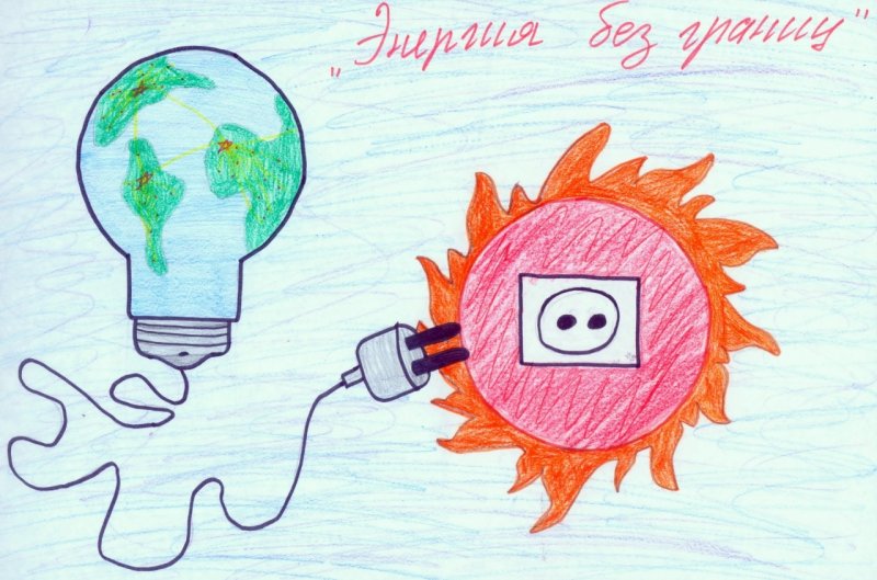 Электроэнергия рисунок
