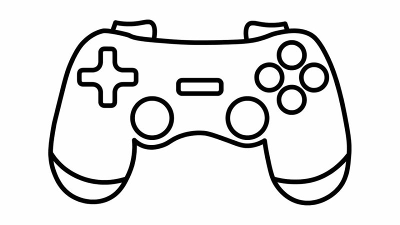 Раскраска джойстика для ps4