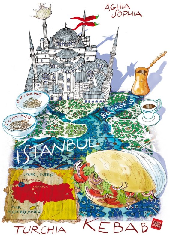 Турция рисунок