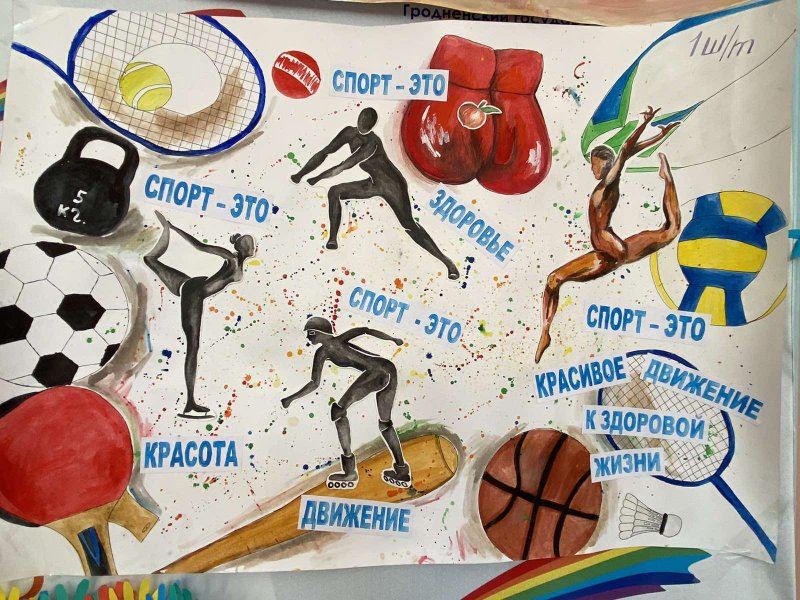 Спортивные плакаты современные