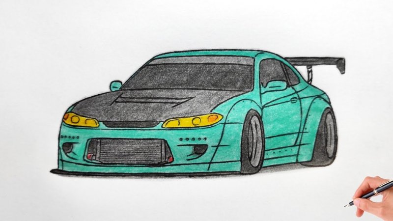 Nissan Silvia s15 чертеж