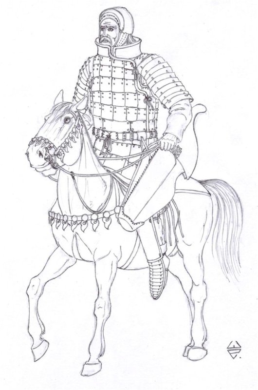 Сармат воин рисунок