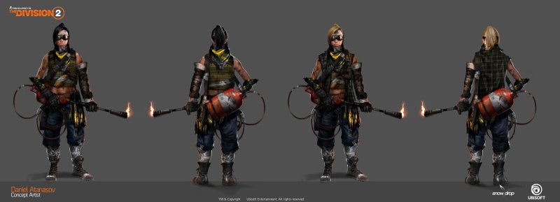 The Division 2 костюмы концепт арт