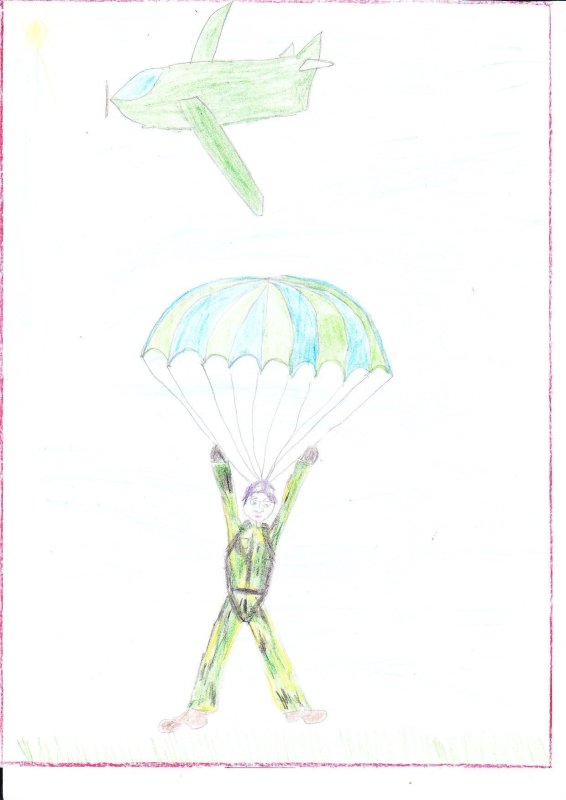 раскраска вдв для детей десантник