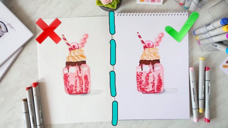 Иллюстрации маркерами