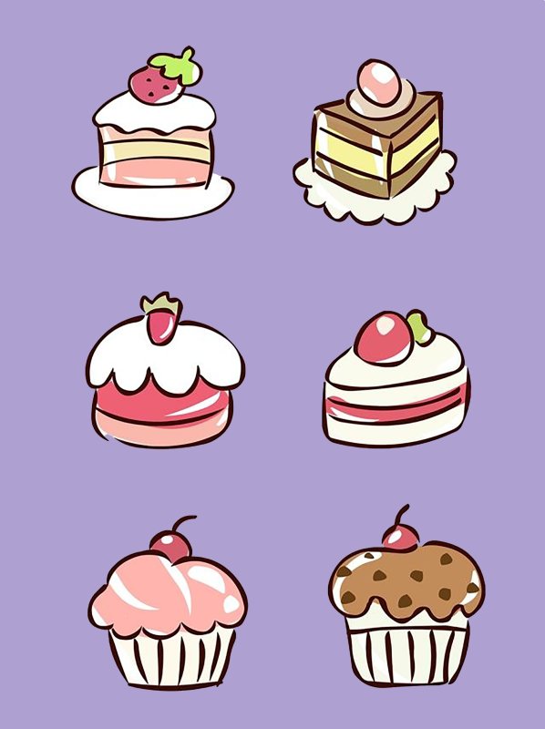 Рисунки для срисовки еда легкие