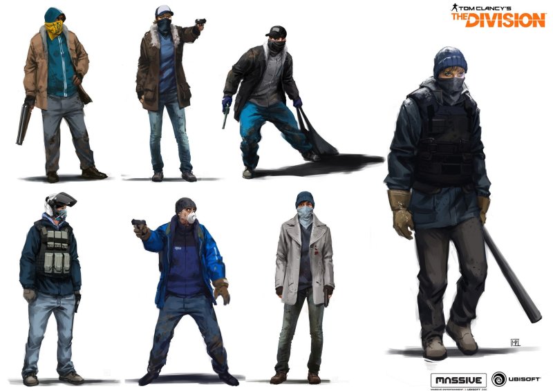 The Division бандиты арт