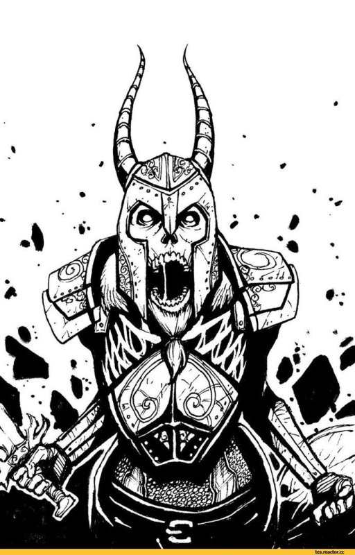 tes драугр арт