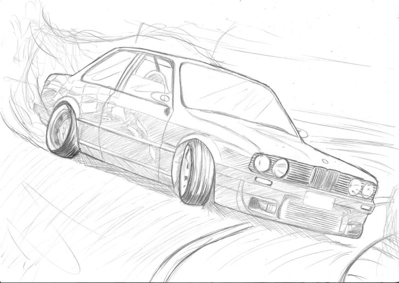 Раскраски Ниссан 180sx дрифт