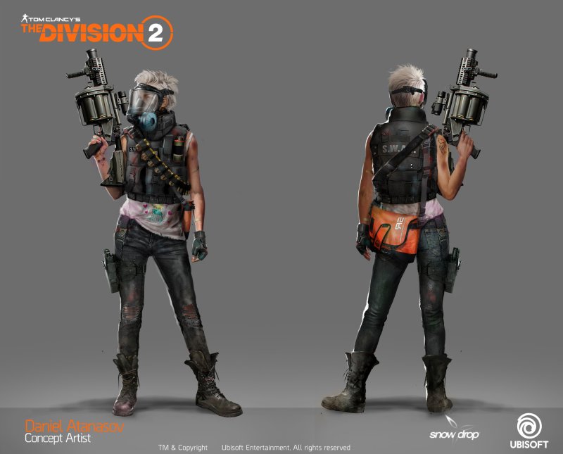 The Division 2 костюмы концепт арт