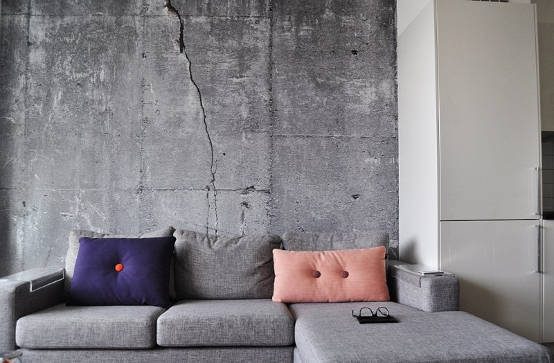 Декоративная штукатурка под бетон Loft-beton