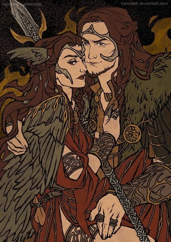 Фрея и Локи